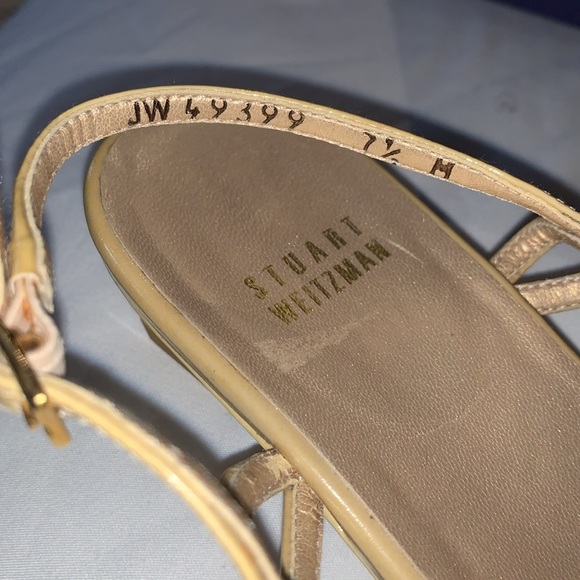 Gently Loved Stuart Weitzman Sandal Hummus Aniline - Picture 4 of 6